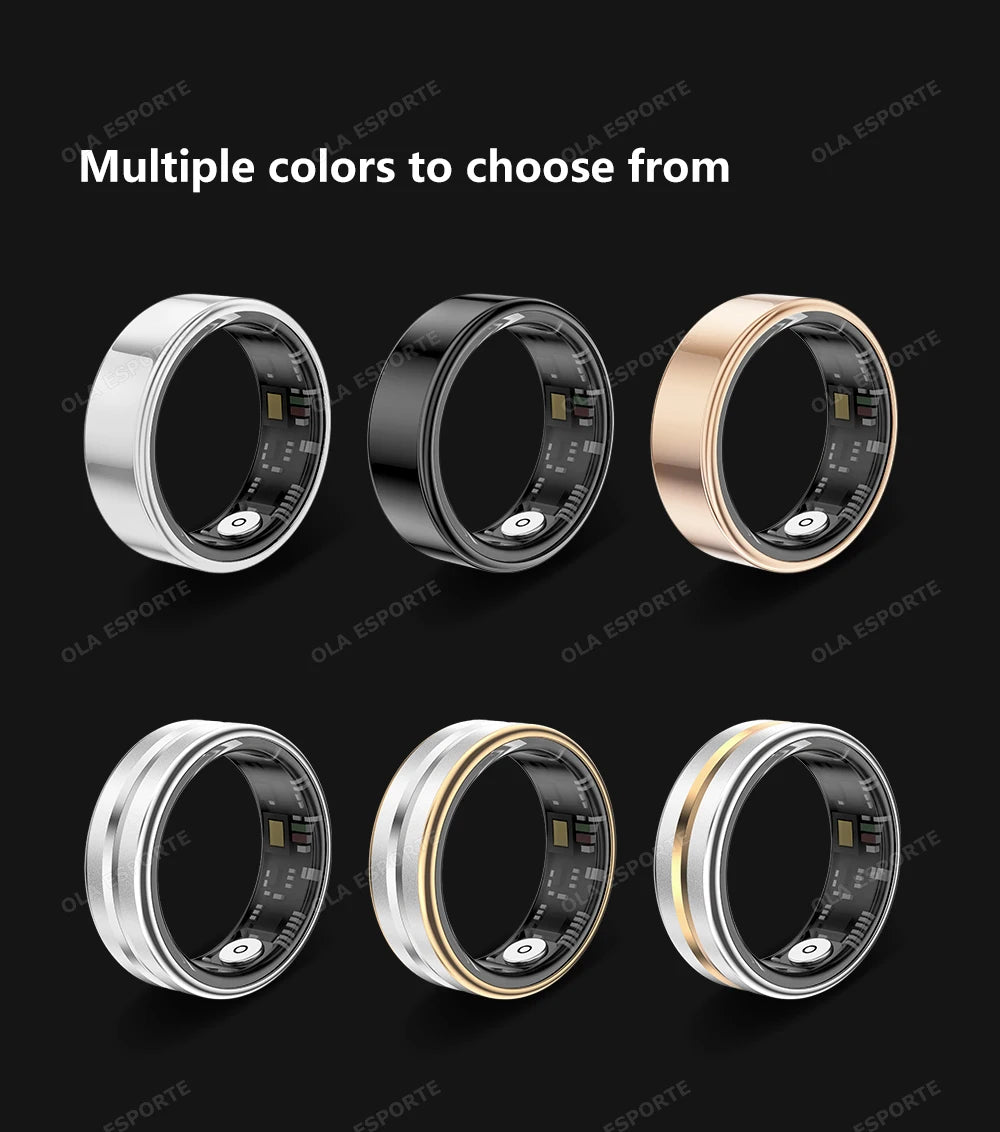 New Smart Ring Military Grade Titanium Steel Shell