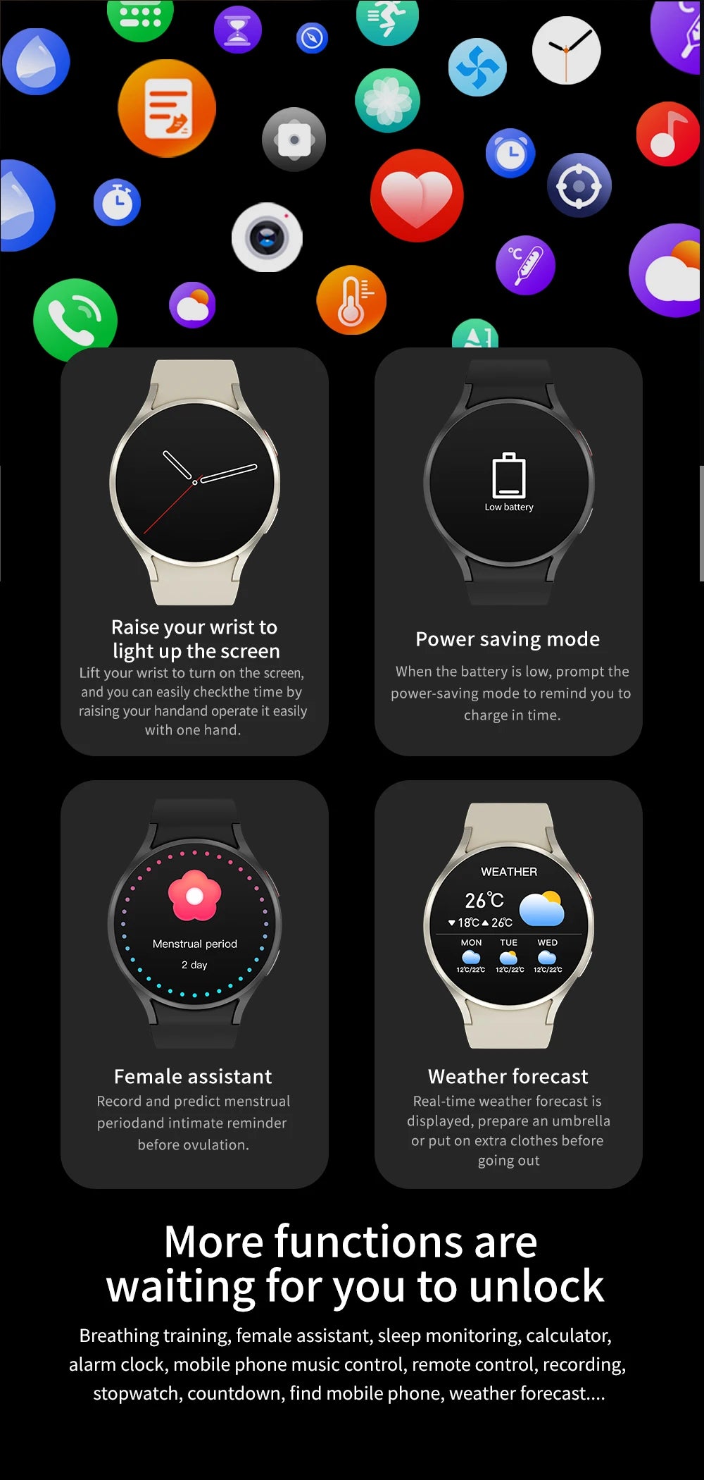 Samsung Galaxy Watch 6 GPS Track Smart Watch
