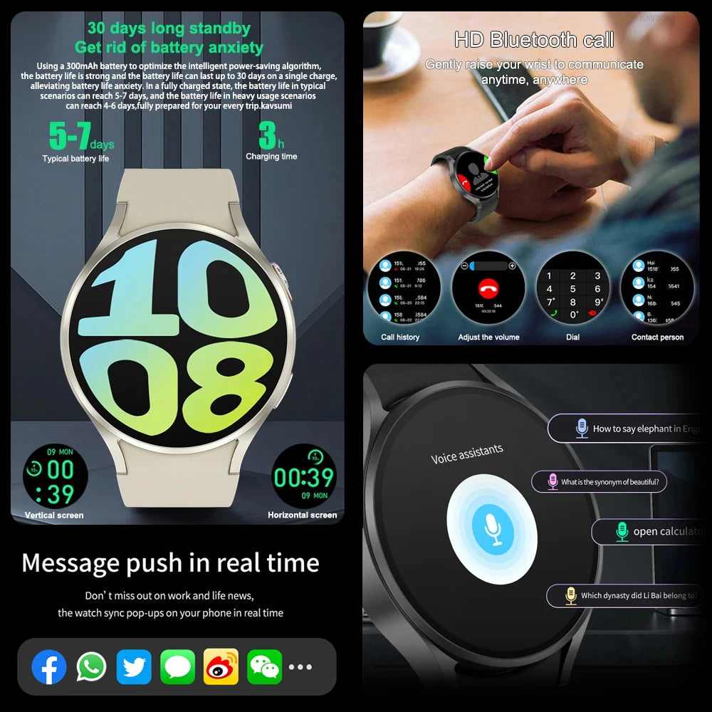 Samsung Galaxy Watch 6 GPS Track Smart Watch