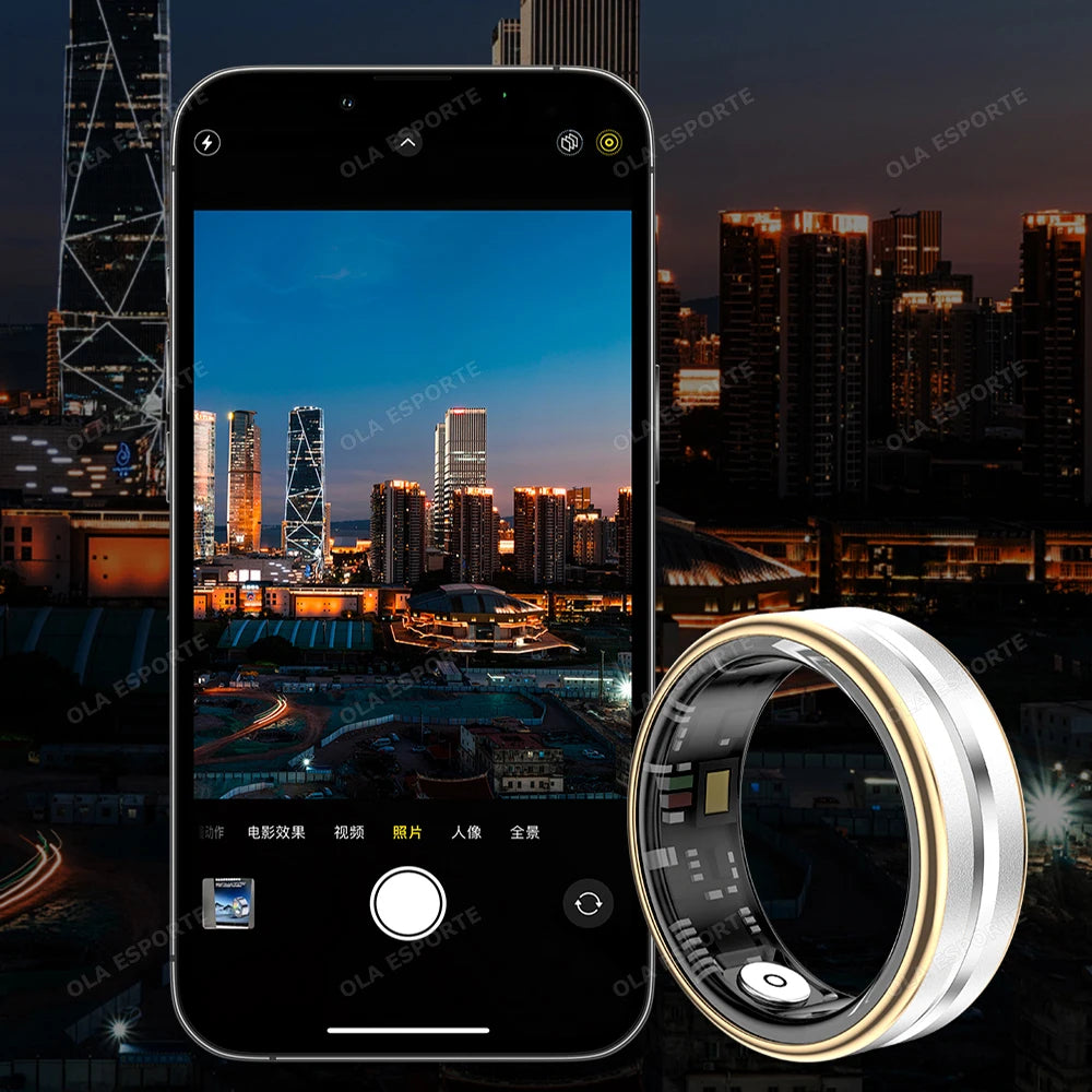 New Smart Ring Military Grade Titanium Steel Shell