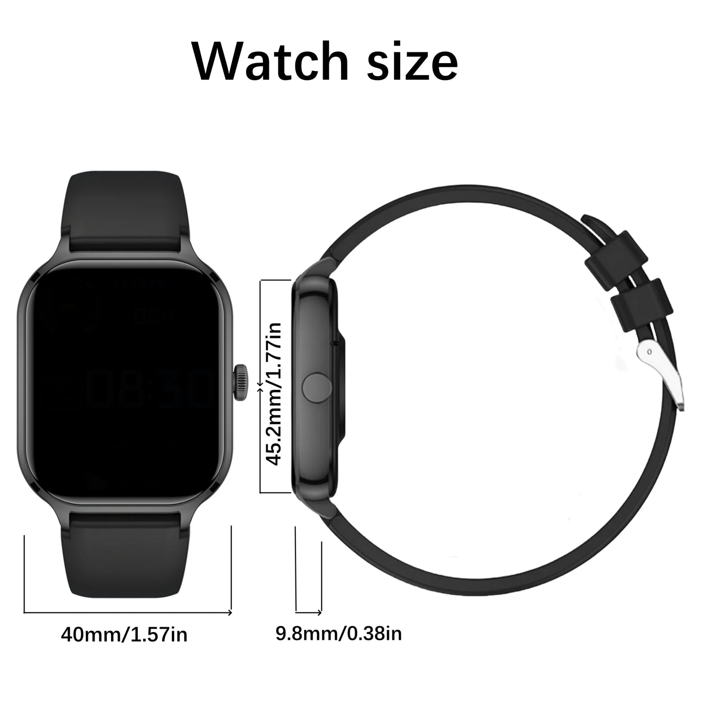 Smart watch, wireless calling/dial, multi-Sport mode, information reminder