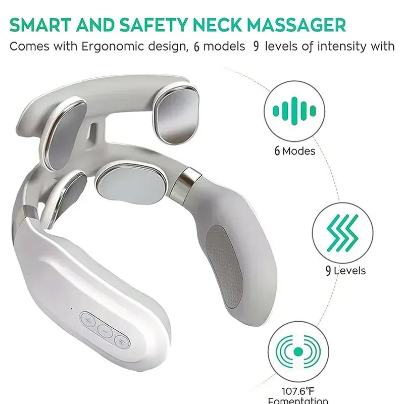 Magnetic Pulse Neck Massage Instrument