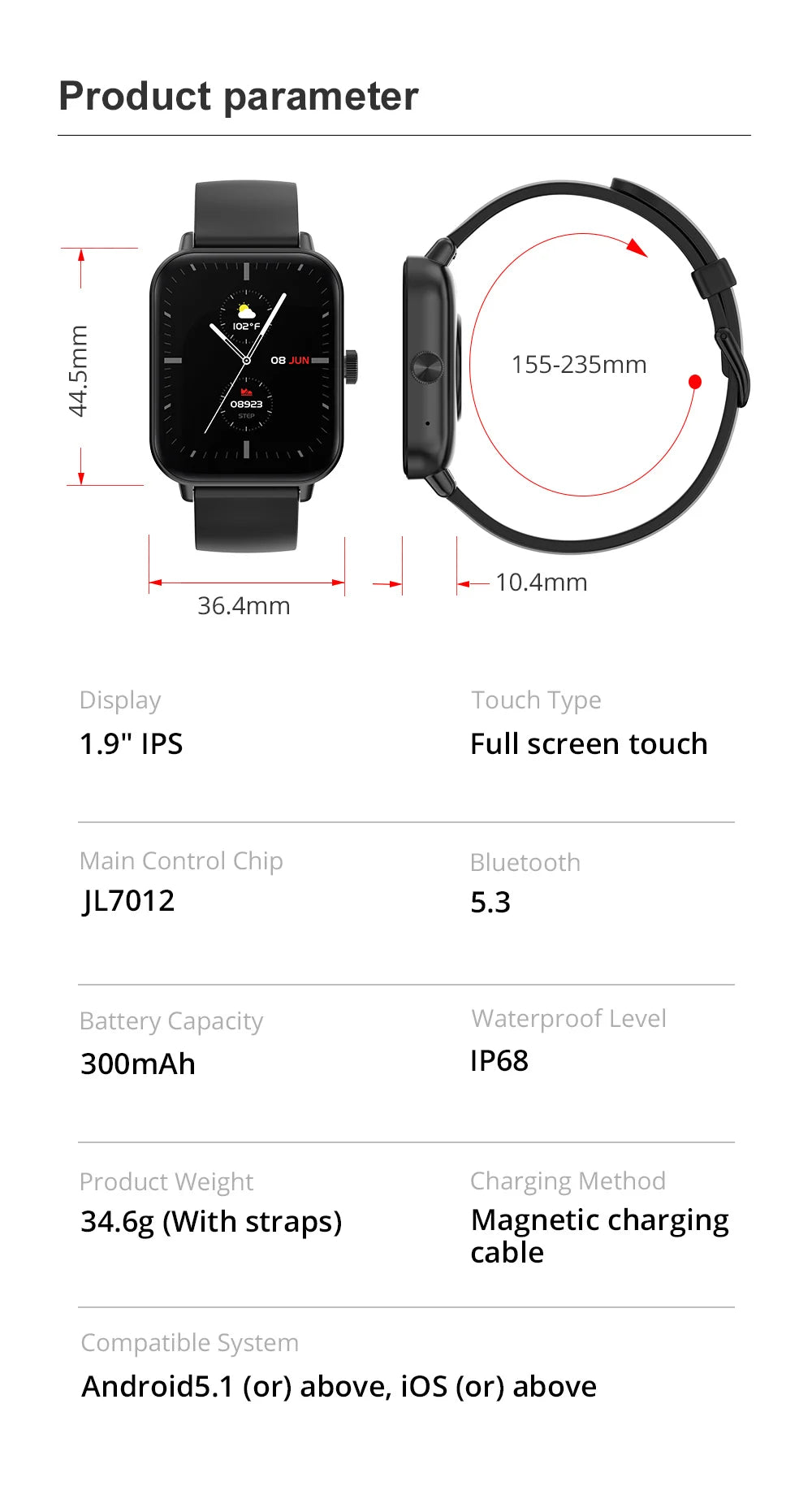 COLMI P81 Voice Calling Smart Watch