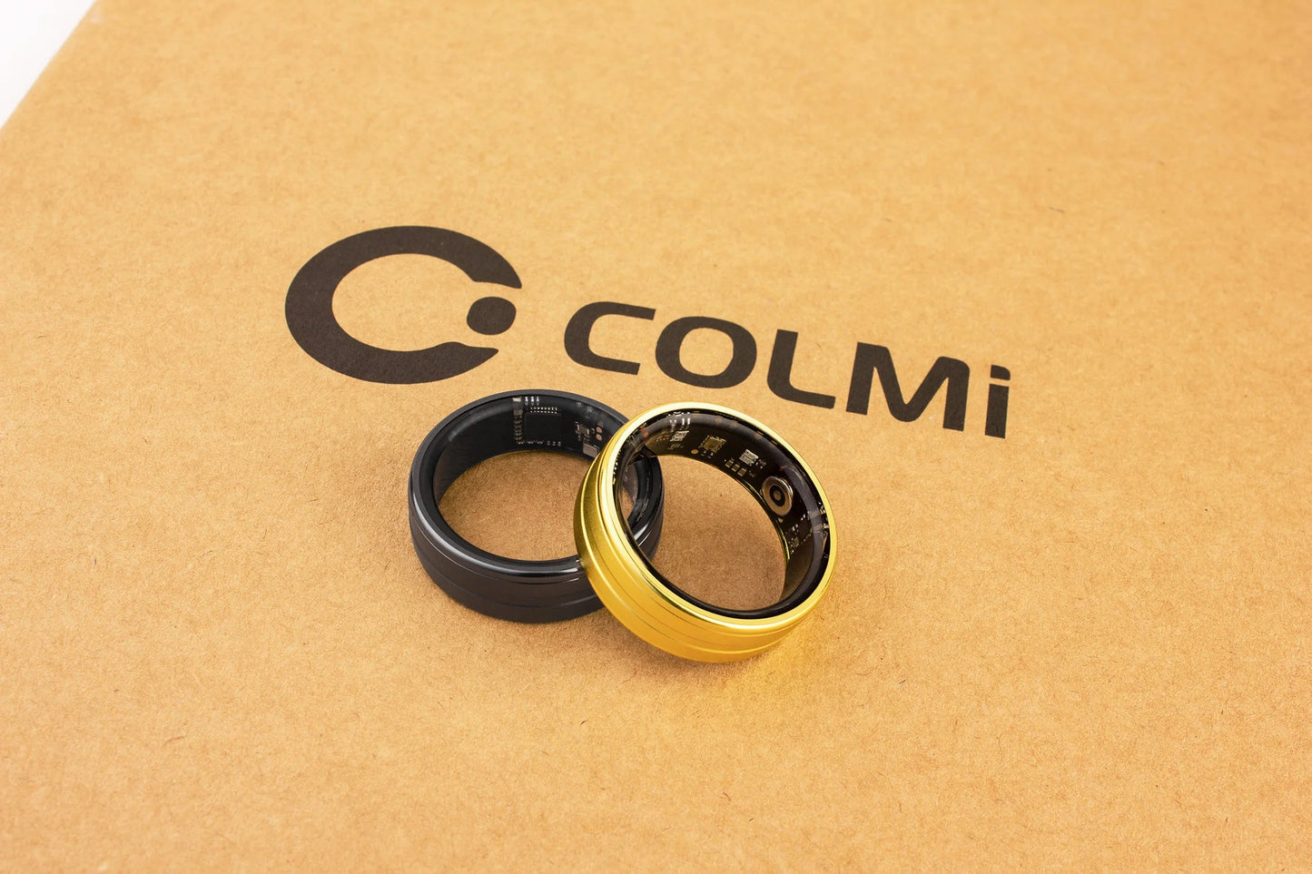 COLMI Military Grade Titanium Steel Shell Classical Smart Health Ring IP68 Waterproof Technology 24/7 with Health Tracking and Sleep Monitoring