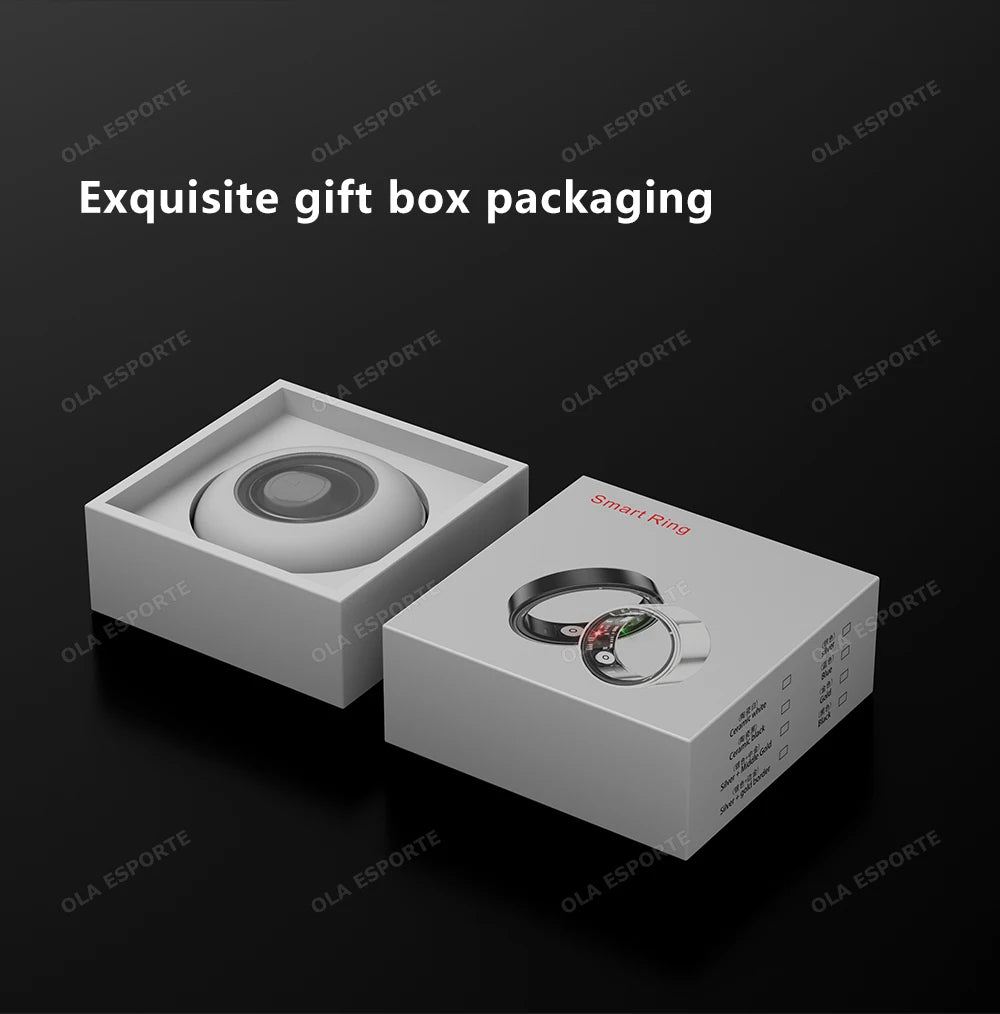 New Smart Ring Military Grade Titanium Steel Shell