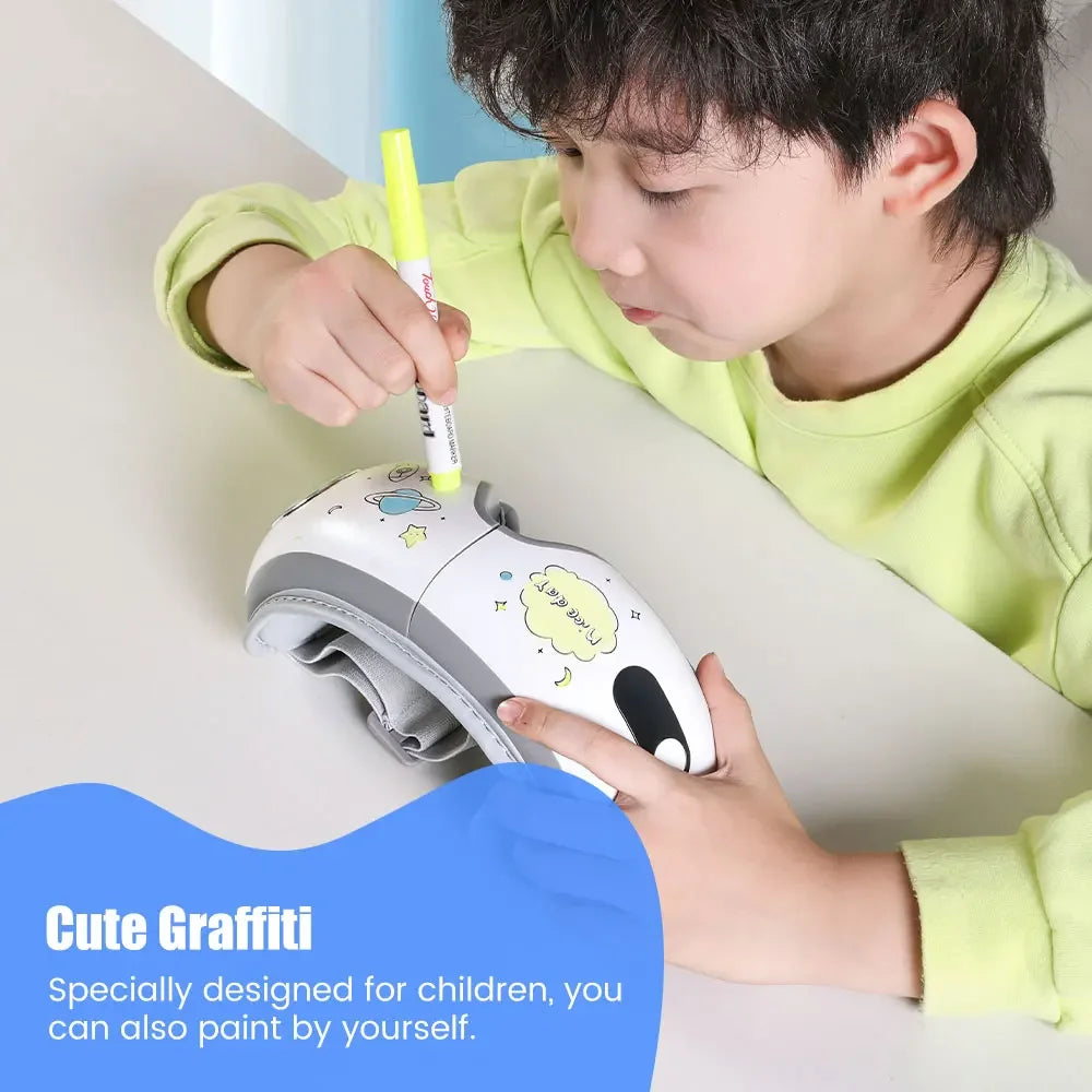 Eye Massager 6D Smart Airbag Vibration and Heat Function Technology with Portable Feature