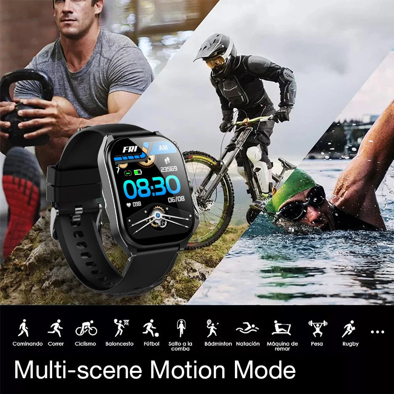 Aolon 2.01" Curved Screen Smartwatch for Men