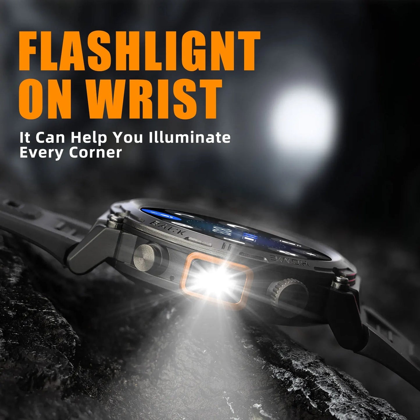 EIGIIS KE3 Smart Military Watch 3ATM Waterproof Original Design HD Display 24/7 Health Monitoring For Men