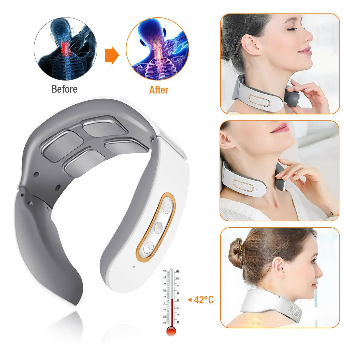 Electric Neck Shoulder Pulse Massager