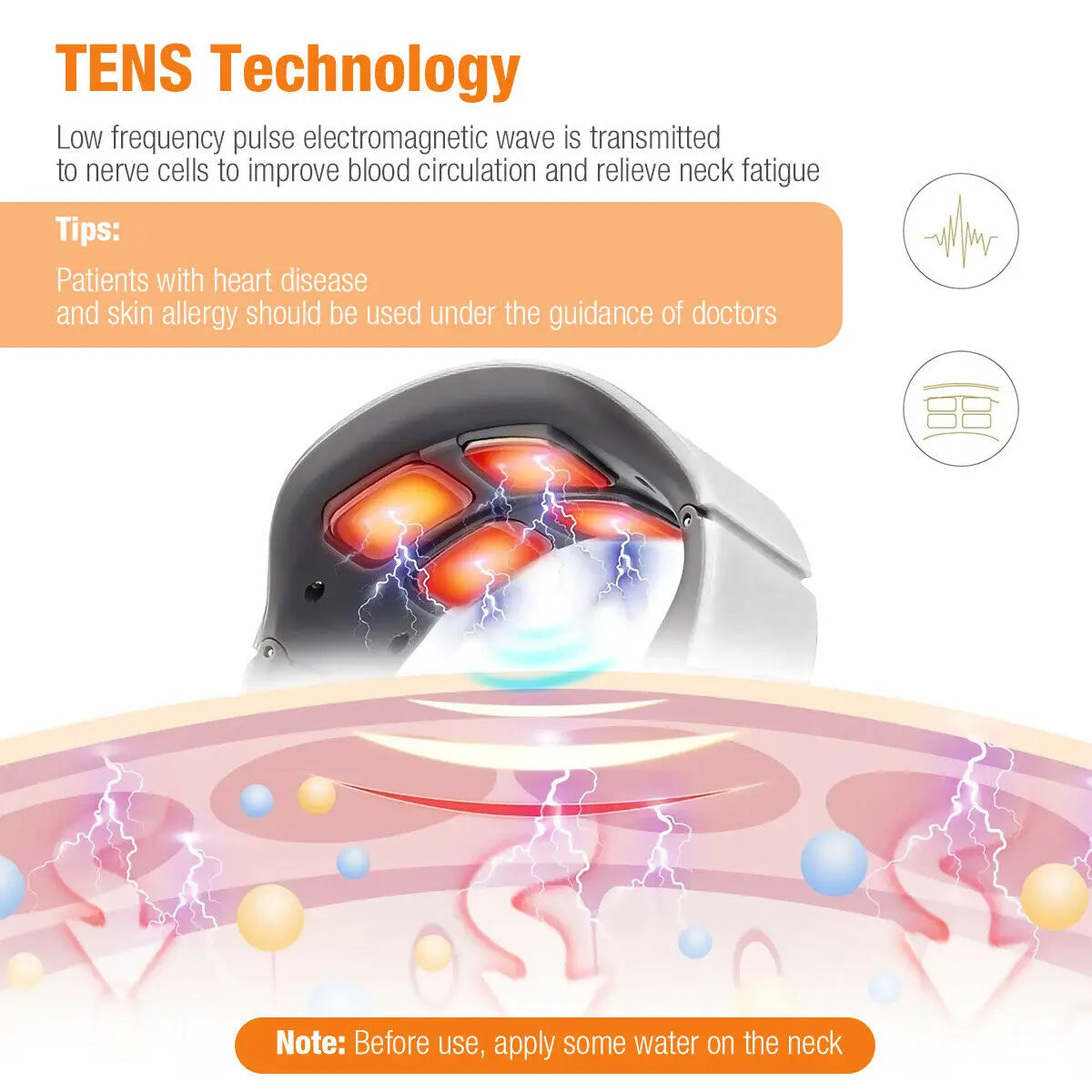 Electric Neck Shoulder Pulse Massager