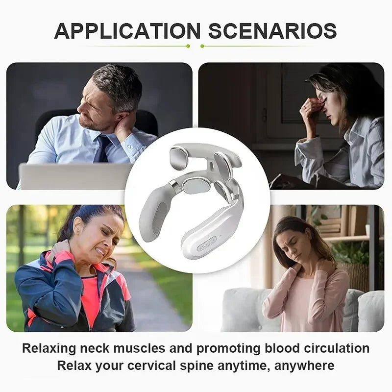 Magnetic Pulse Neck Massage Instrument