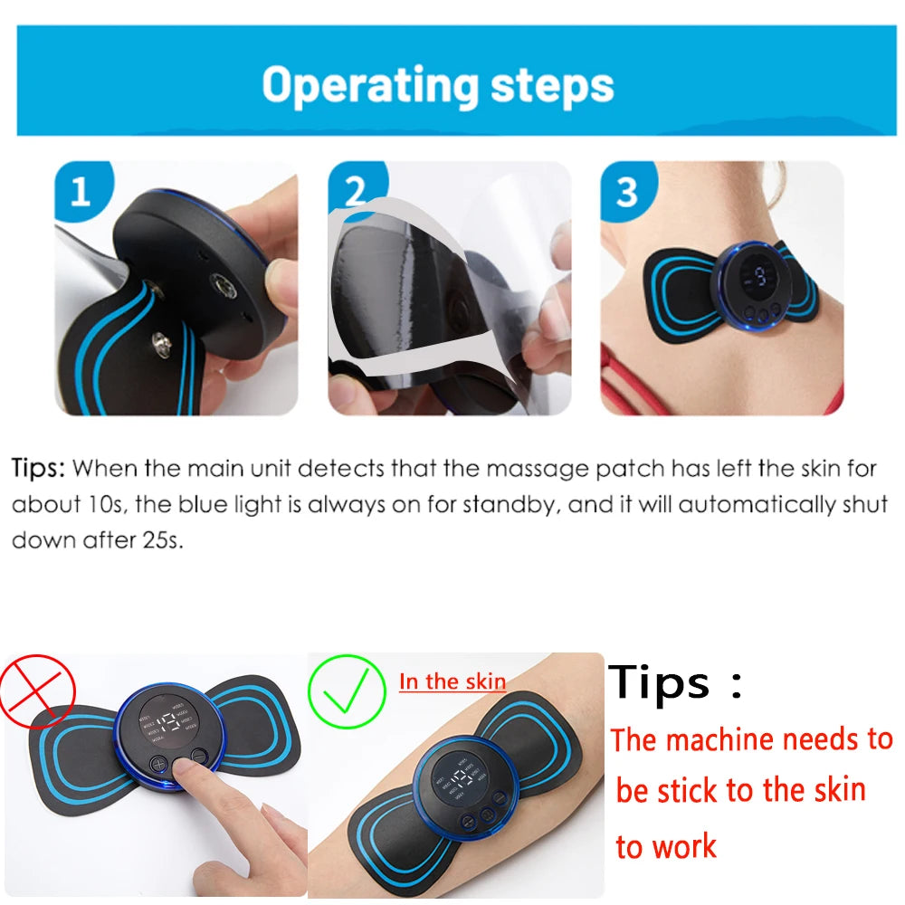 Neck Massager EMS Muscle Stimulator