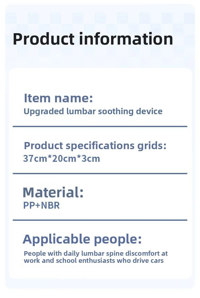 Back Massager Stretch Lumbar Support Relaxation