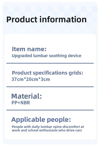 Back Massager Stretch Lumbar Support Relaxation