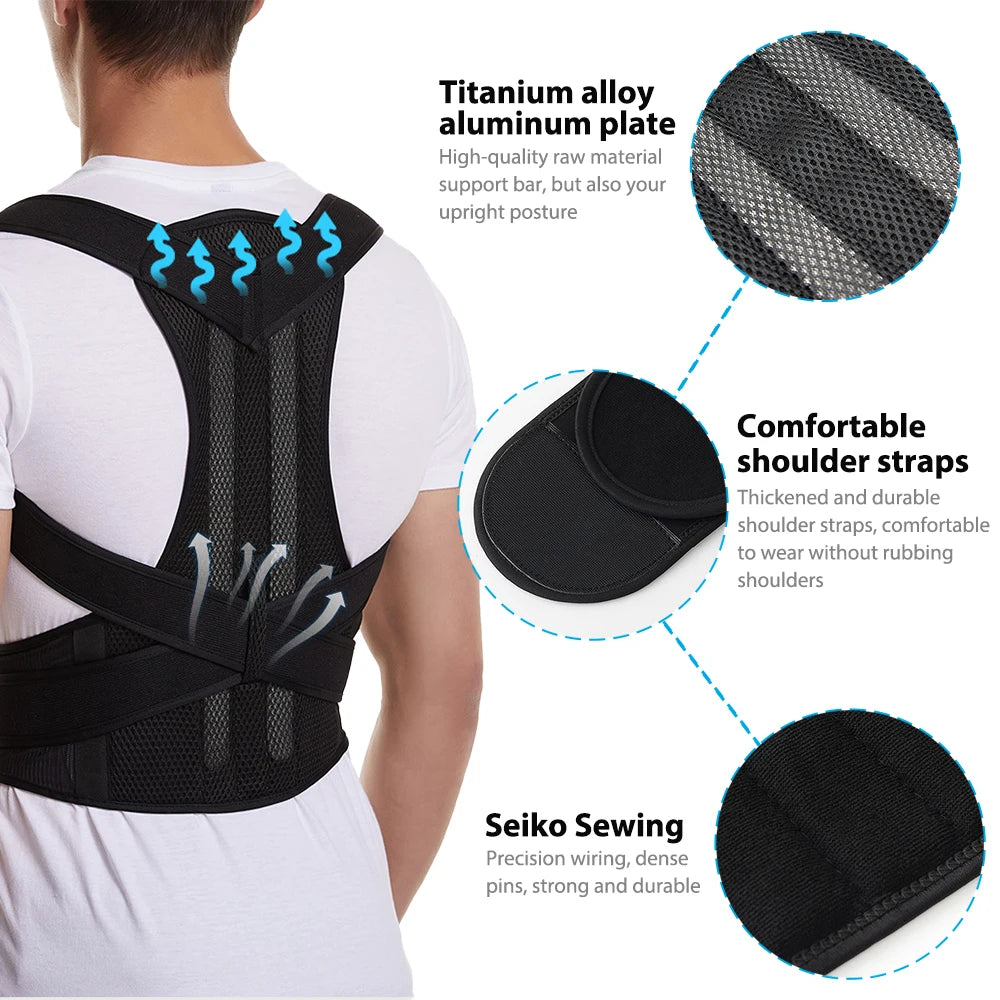 Adjustable Back Lumbar Support Belt
