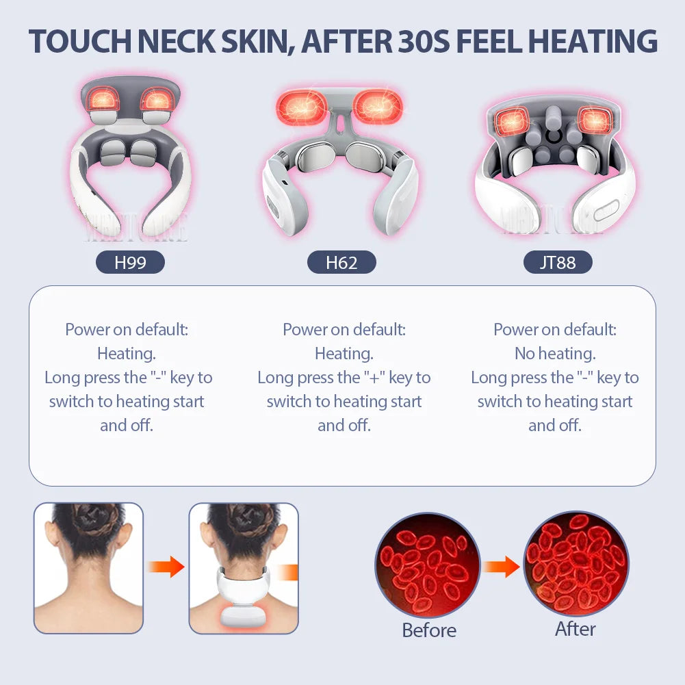 Smart Back Neck Massager with Heating