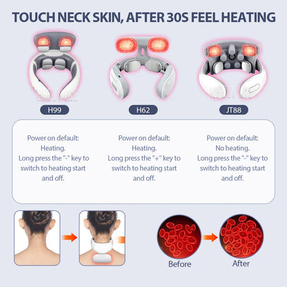 Smart Back Neck Massager with Heating