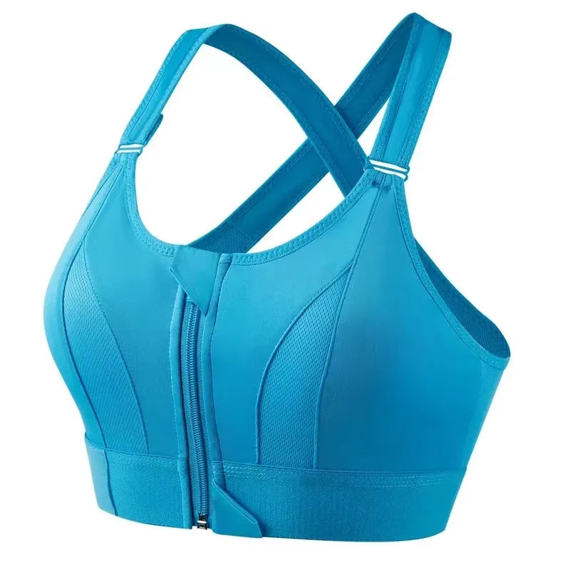 Sports Bras for Women with Front Zipper