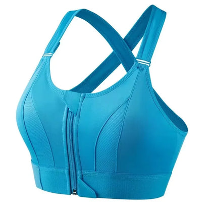 Sports Bras for Women with Front Zipper
