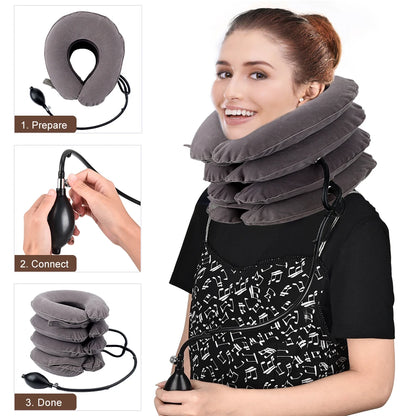 Inflatable Cervical Retractor Neck Massager