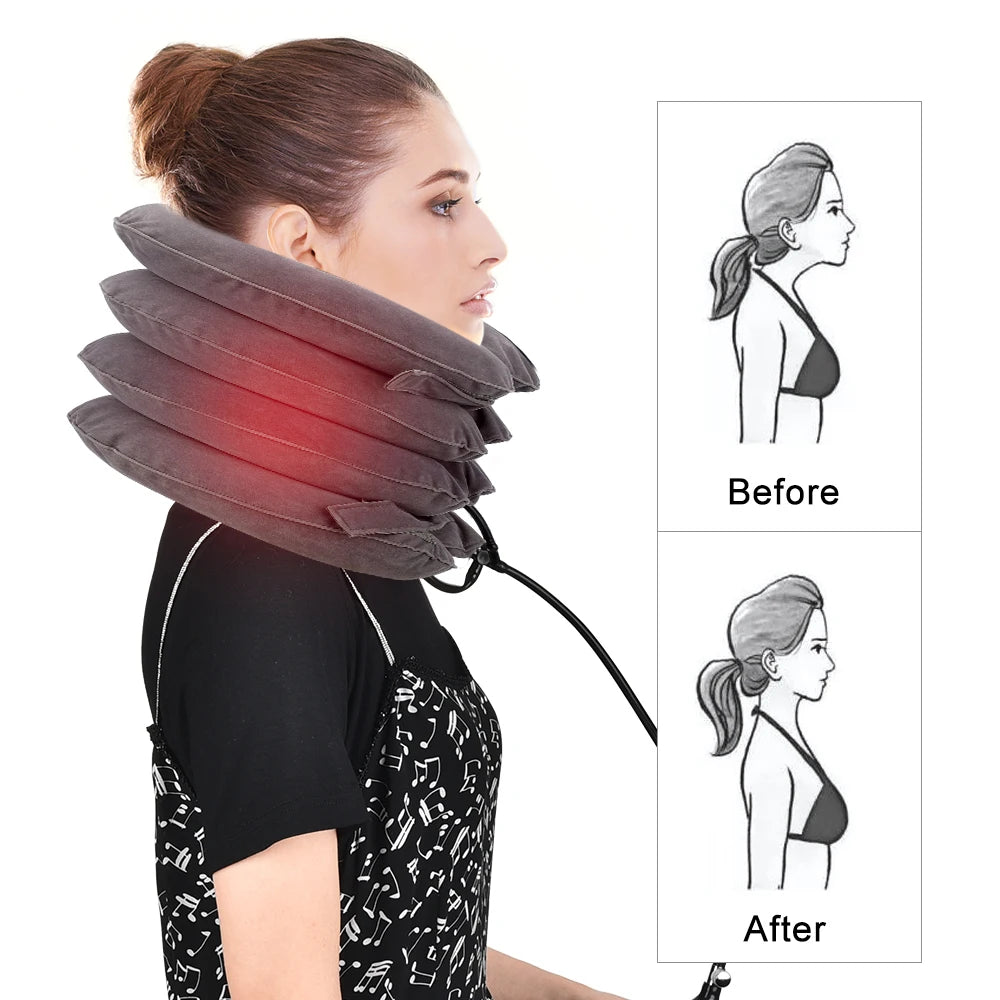 Inflatable Cervical Retractor Neck Massager