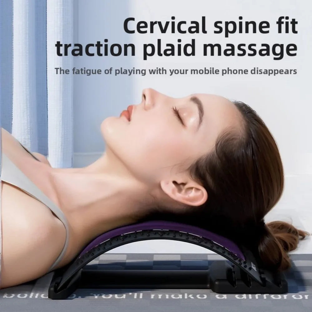 Back Massager Stretch Lumbar Support Relaxation