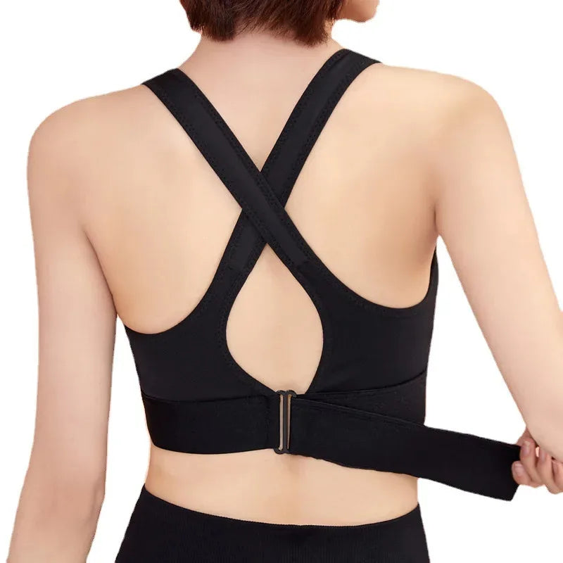 Sports Bras for Women with Front Zipper