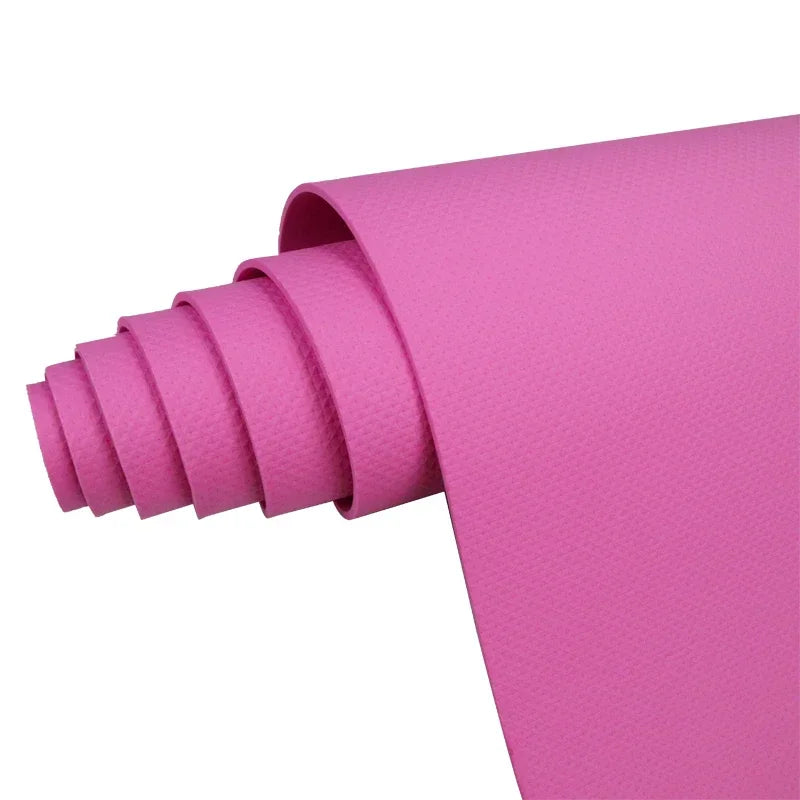 Portable and Lightweight 6MM Thick Yoga Mat with Durable Materials