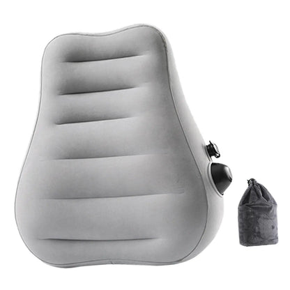 Inflatable Lumbar Rest Pillow Easy to Inflate for Office Reading Sleeping