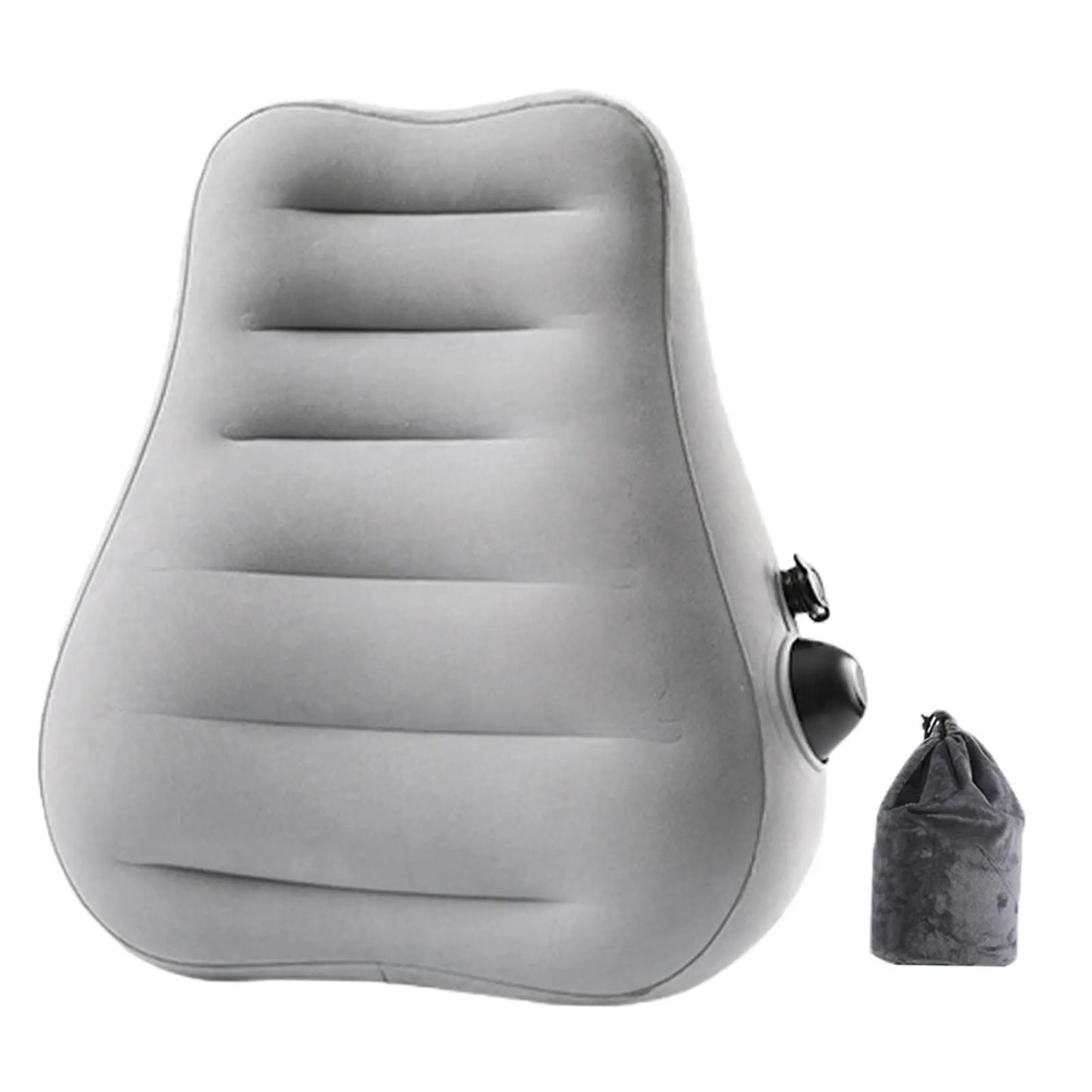 Inflatable Lumbar Rest Pillow Easy to Inflate for Office Reading Sleeping