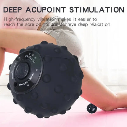 Vibrating Massage Ball 4Speed High-Intensity Fitness