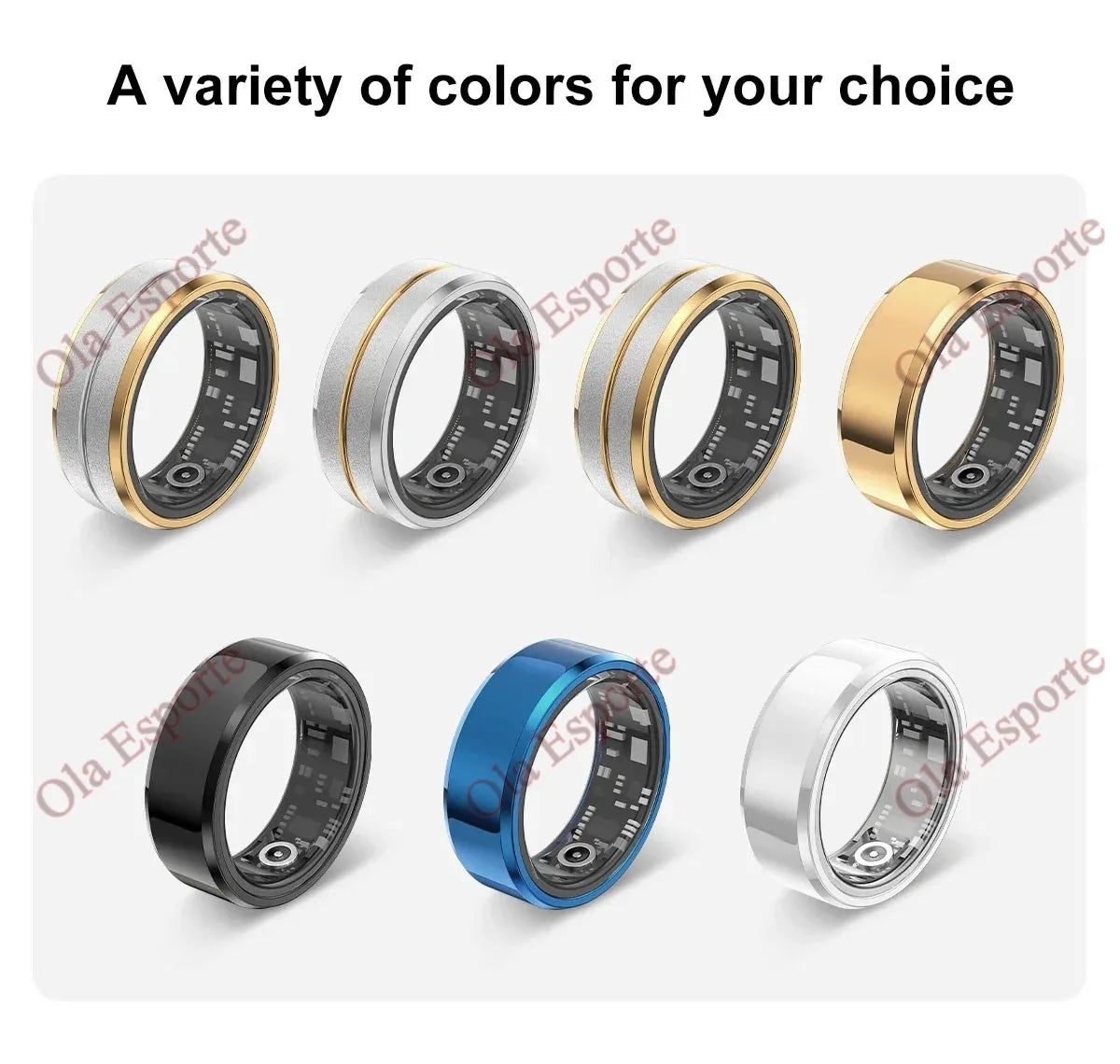 Titanium Steel Smart Rings for Women