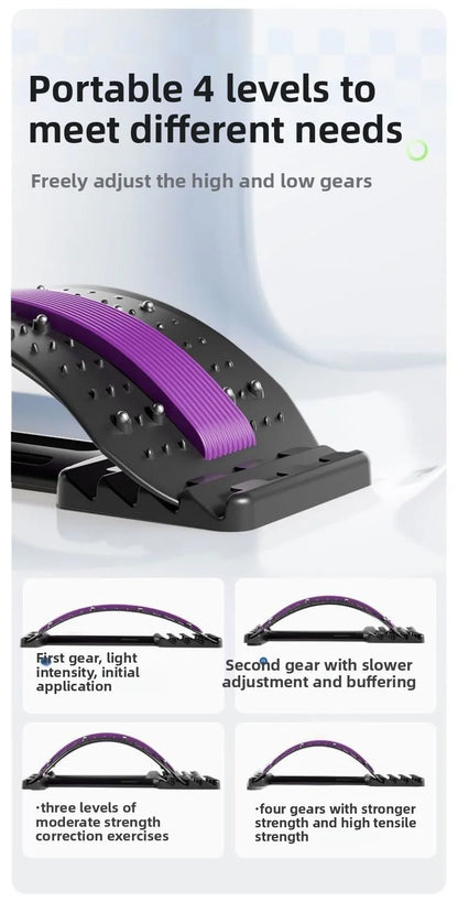 Back Massager Stretch Lumbar Support Relaxation