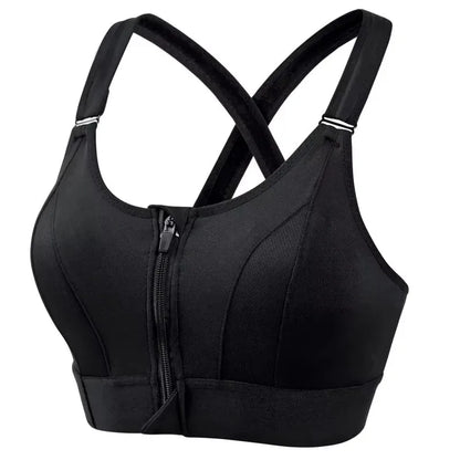 Sports Bras for Women with Front Zipper