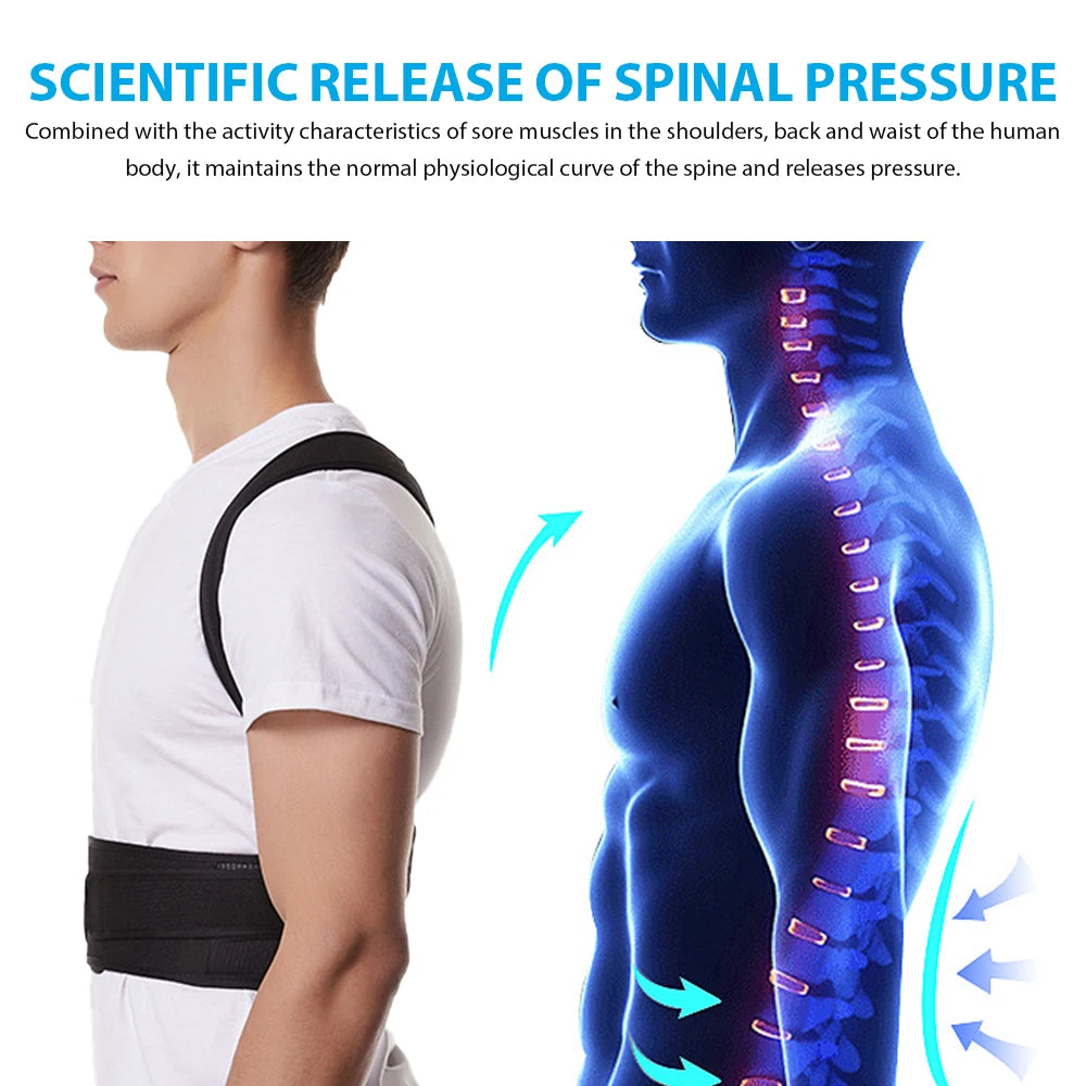 Adjustable Back Lumbar Support Belt