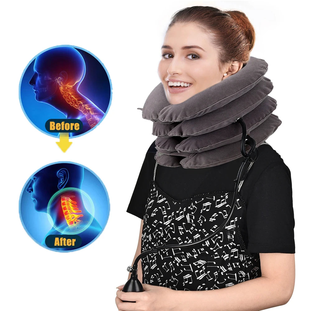 Inflatable Cervical Retractor Neck Massager