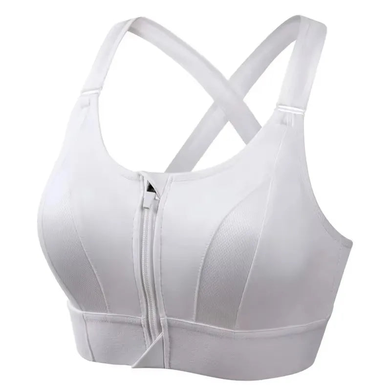 Sports Bras for Women with Front Zipper