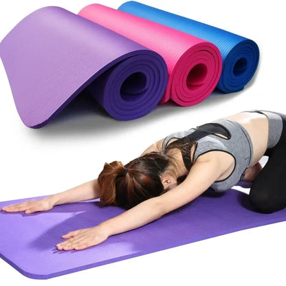 Portable and Lightweight 6MM Thick Yoga Mat with Durable Materials