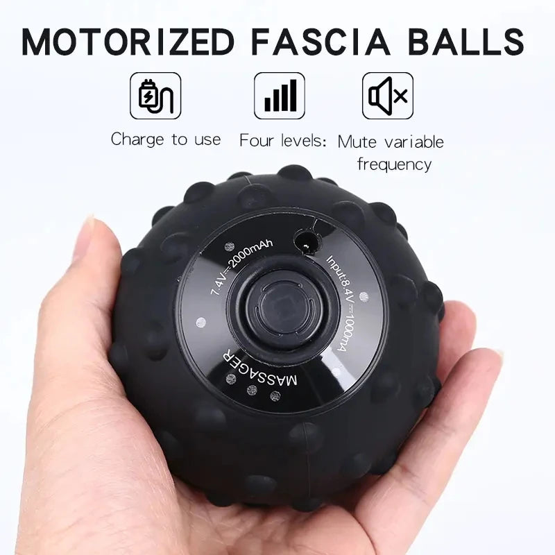 Vibrating Massage Ball 4Speed High-Intensity Fitness