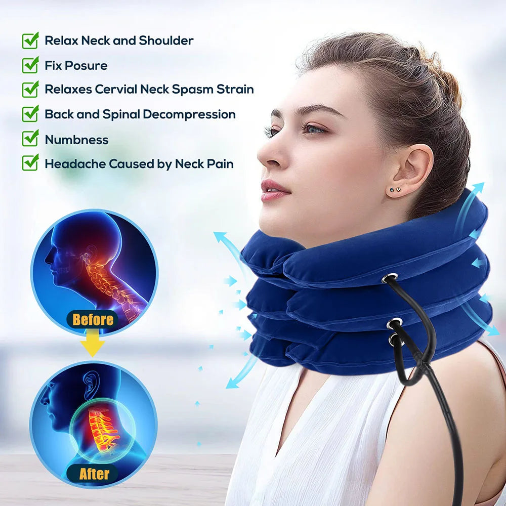 Inflatable Cervical Retractor Neck Massager