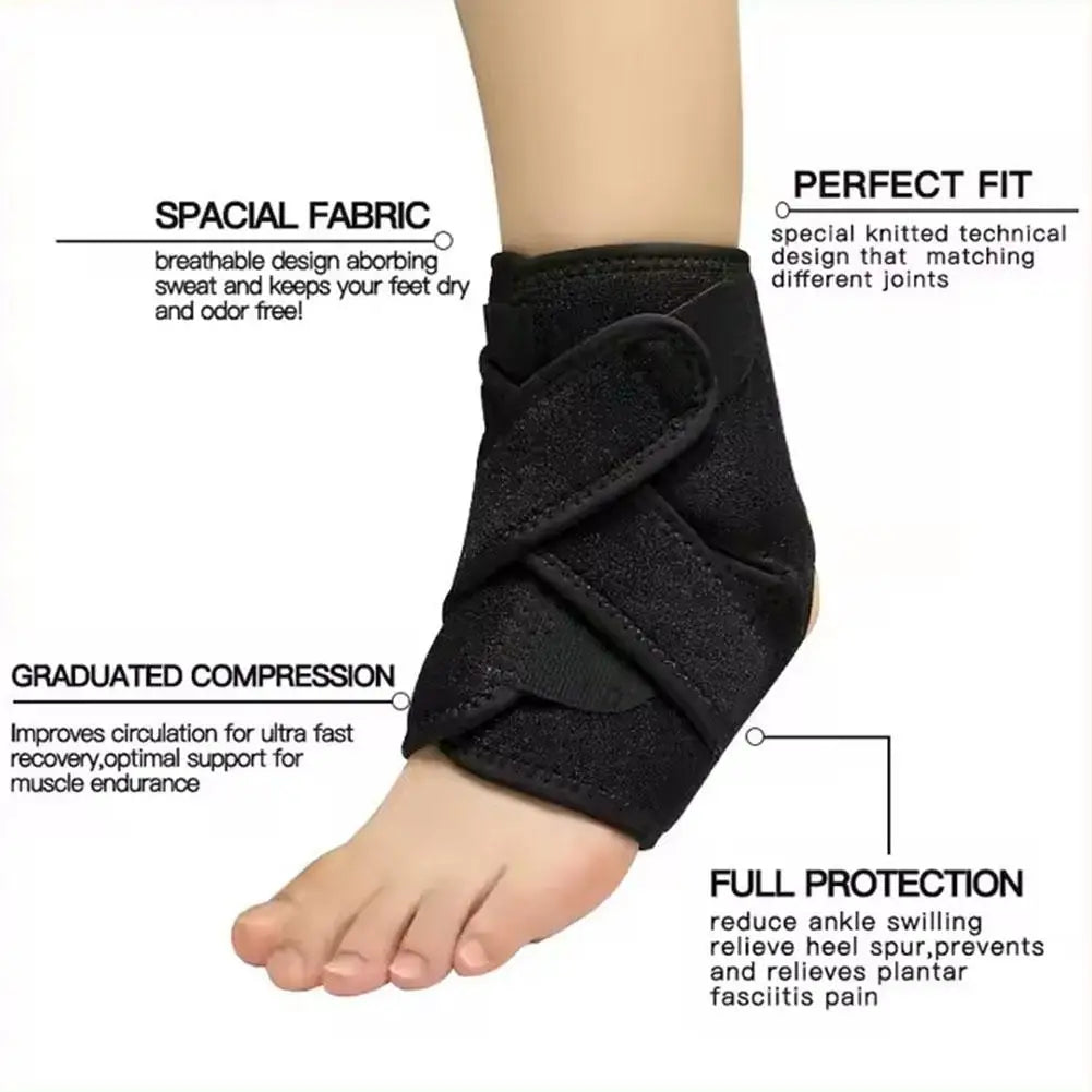 Adjustable Ankle Brace Breathable & Comfortable Elastic Ankle Support