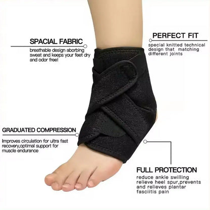 Adjustable Ankle Brace Breathable & Comfortable Elastic Ankle Support