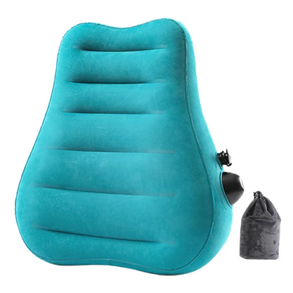 Inflatable Lumbar Rest Pillow Easy to Inflate for Office Reading Sleeping