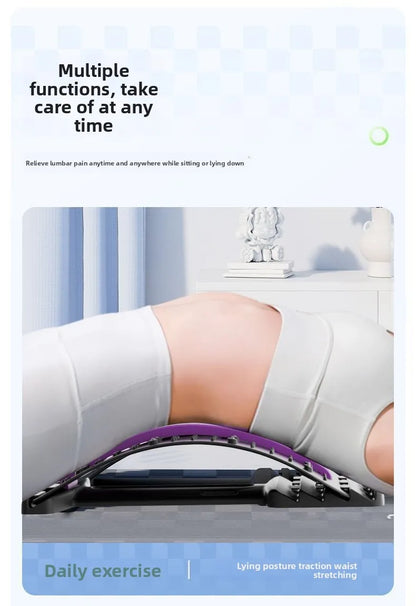 Back Massager Stretch Lumbar Support Relaxation